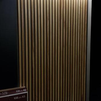 декоративные рейки в спальне